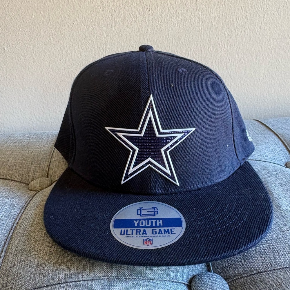 NWT Ultra Game Youth Dallas Cowboys NFL Baseball Cap Hat Kids